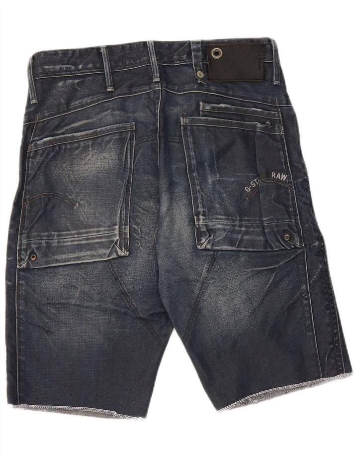 Męskie spodenki jeansowe G-Star W31 Średni granatowy, bawełniany