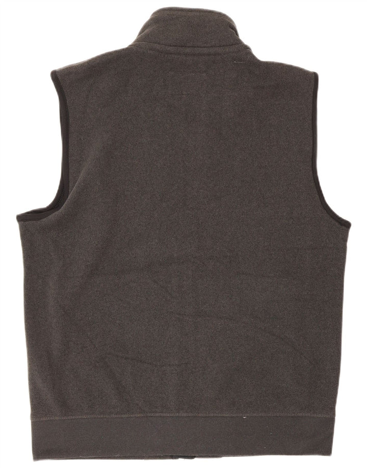 Marks & Spencer Męska bluza dresowa bez rękawów, średnioszara, poliestrowa