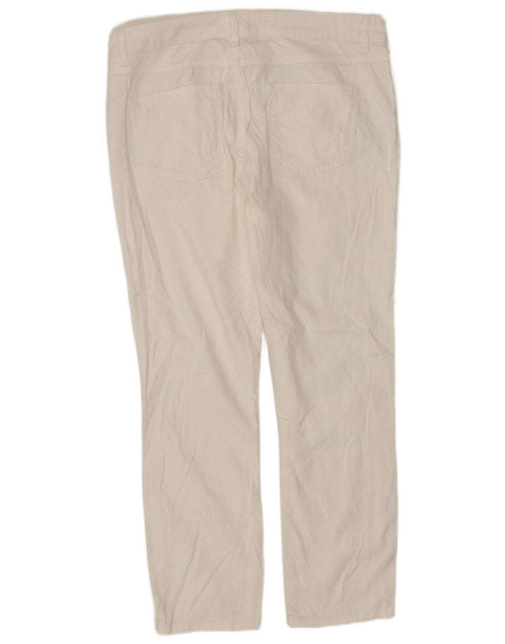 Jeansy damskie Phase Eight UK 14, duże, W32 L25, biała bawełna