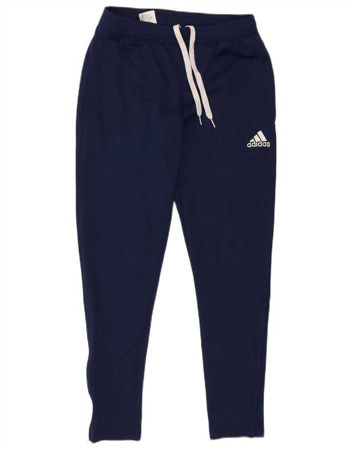 Męskie spodnie dresowe Adidas Aeroready, średni granatowy poliester