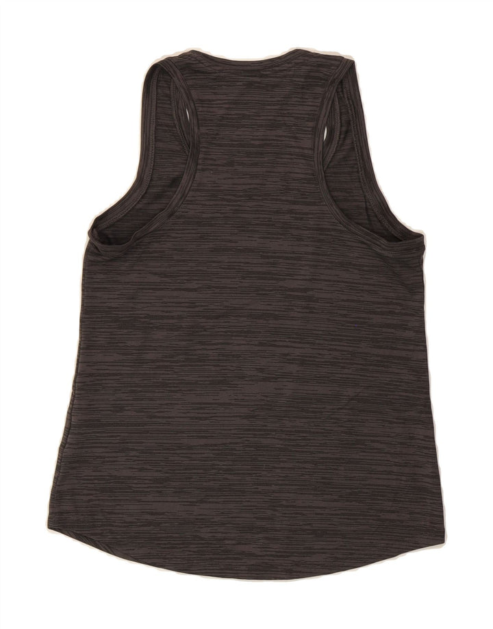 NIKE Womens Dri Fit Vest Top UK 6 XS Grey Flecked Polyester Vintage Nike and Second-Hand Nike from Messina Hembry 