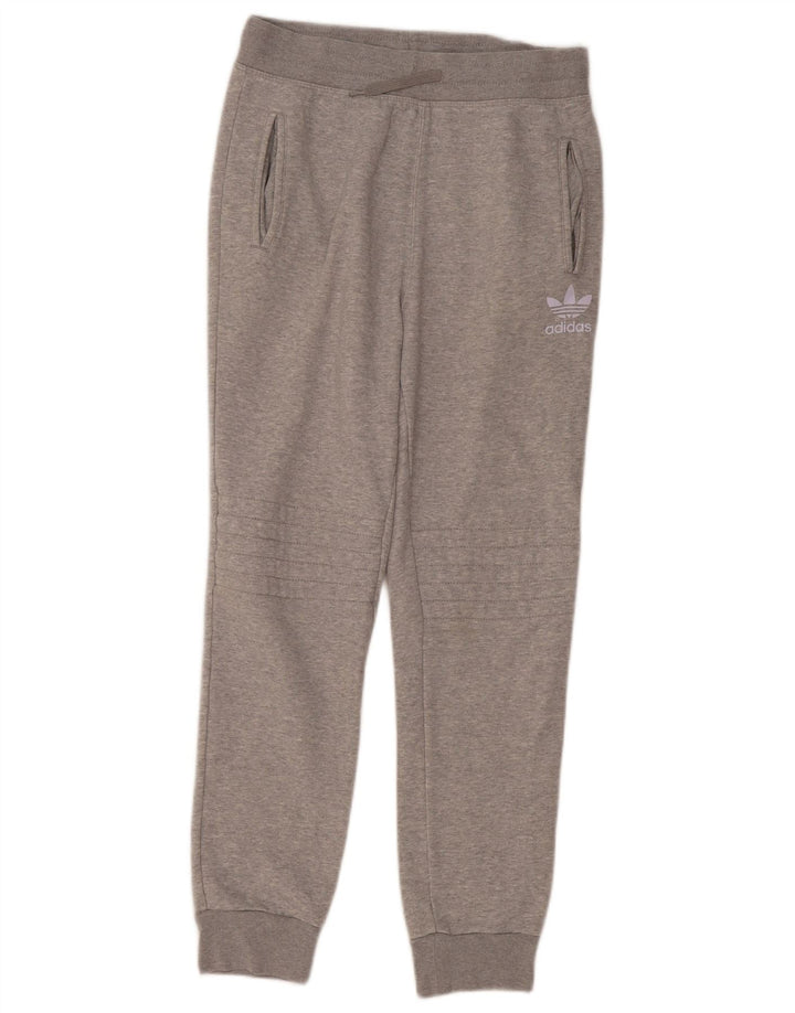 Chłopięce spodnie dresowe ADIDAS Joggers 13-14 lat Szara bawełna