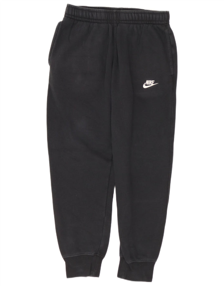 Męskie spodnie dresowe NIKE Joggery, małe, czarne, bawełniane