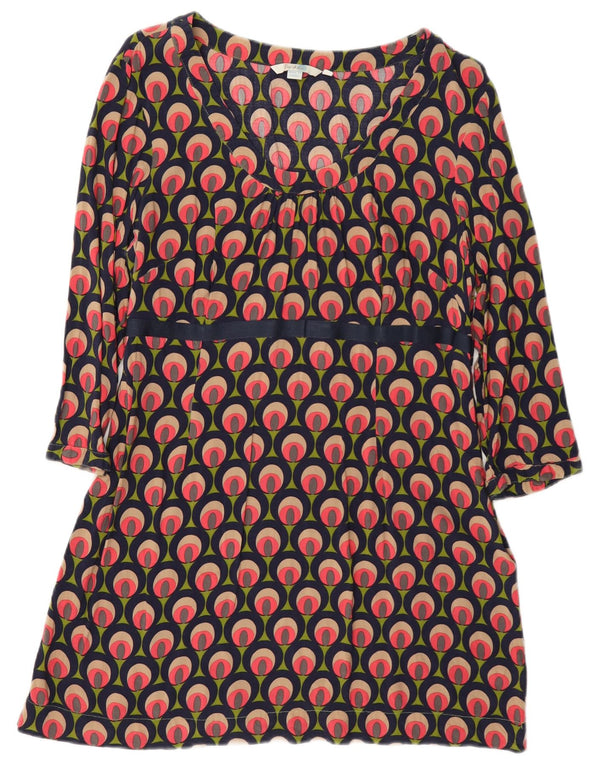 Boden damska sukienka o linii A z rękawem 3/4, UK 18 XL, wielokolorowa, geometryczna