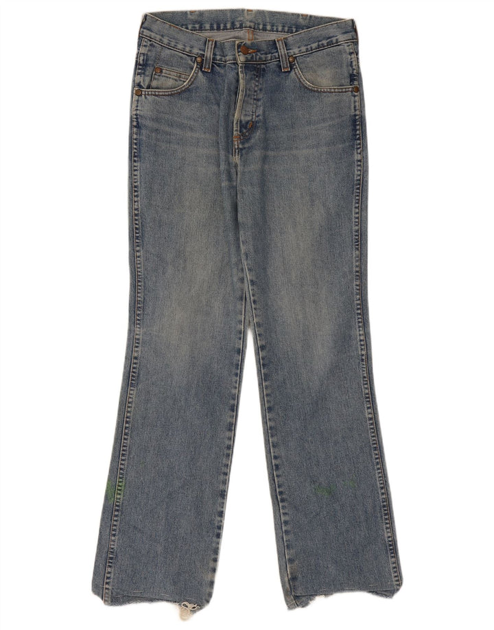 WRANGLER Mens Evolution Straight Jeans W31 L30 Blue Cotton