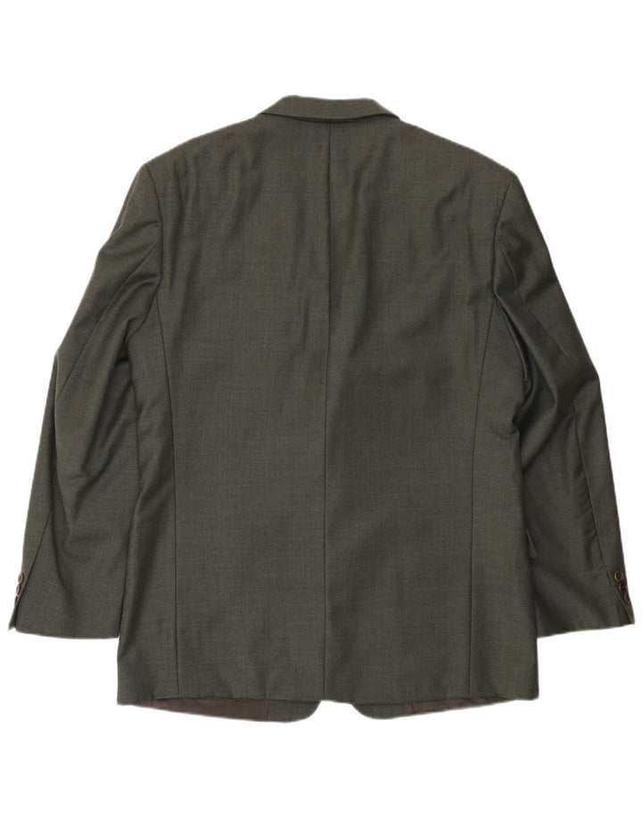 Męska marynarka zapinana na 2 guziki Hugo Boss EU 52 XL Szara wełna