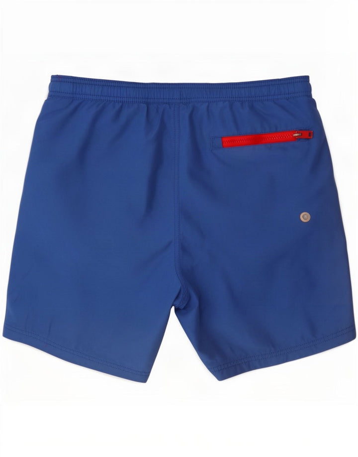Męskie spodenki kąpielowe Superdry Graphic, duże, niebieskie, poliestrowe