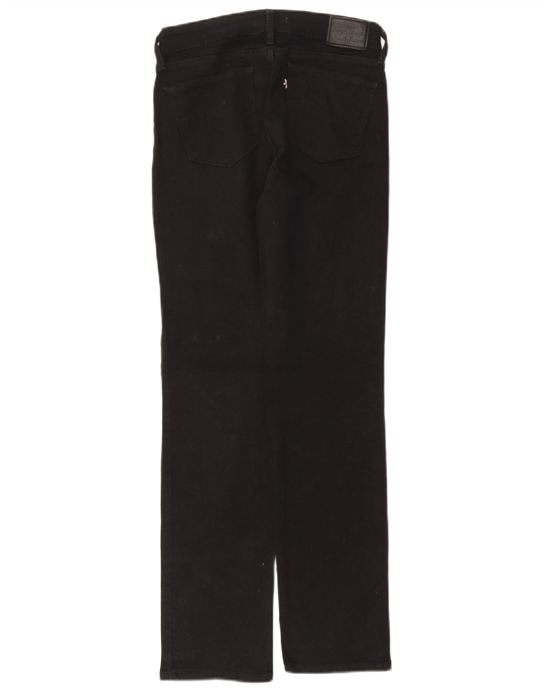 Damskie dżinsy Levi's 714 Straight W26 L30 Czarna bawełna