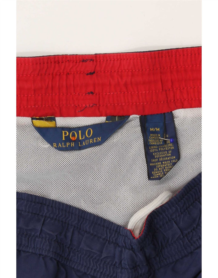 Męskie spodenki kąpielowe Polo Ralph Lauren, średni granatowy nylon
