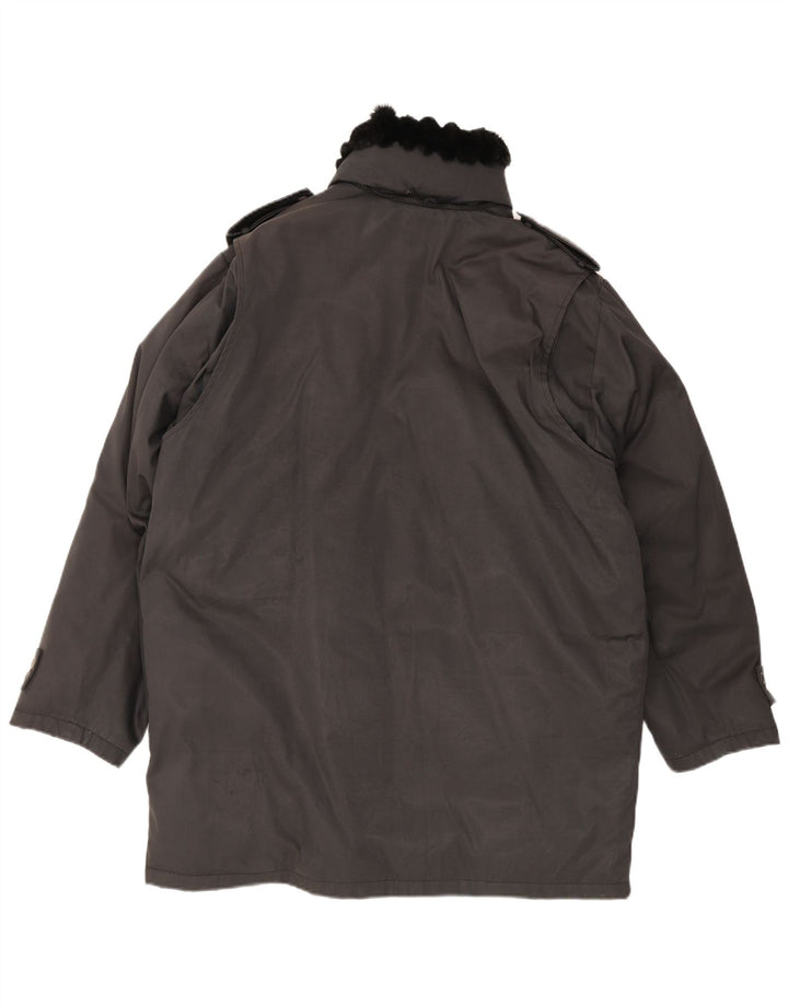 Blumarine Męska kurtka parka UK 40 duża czarna