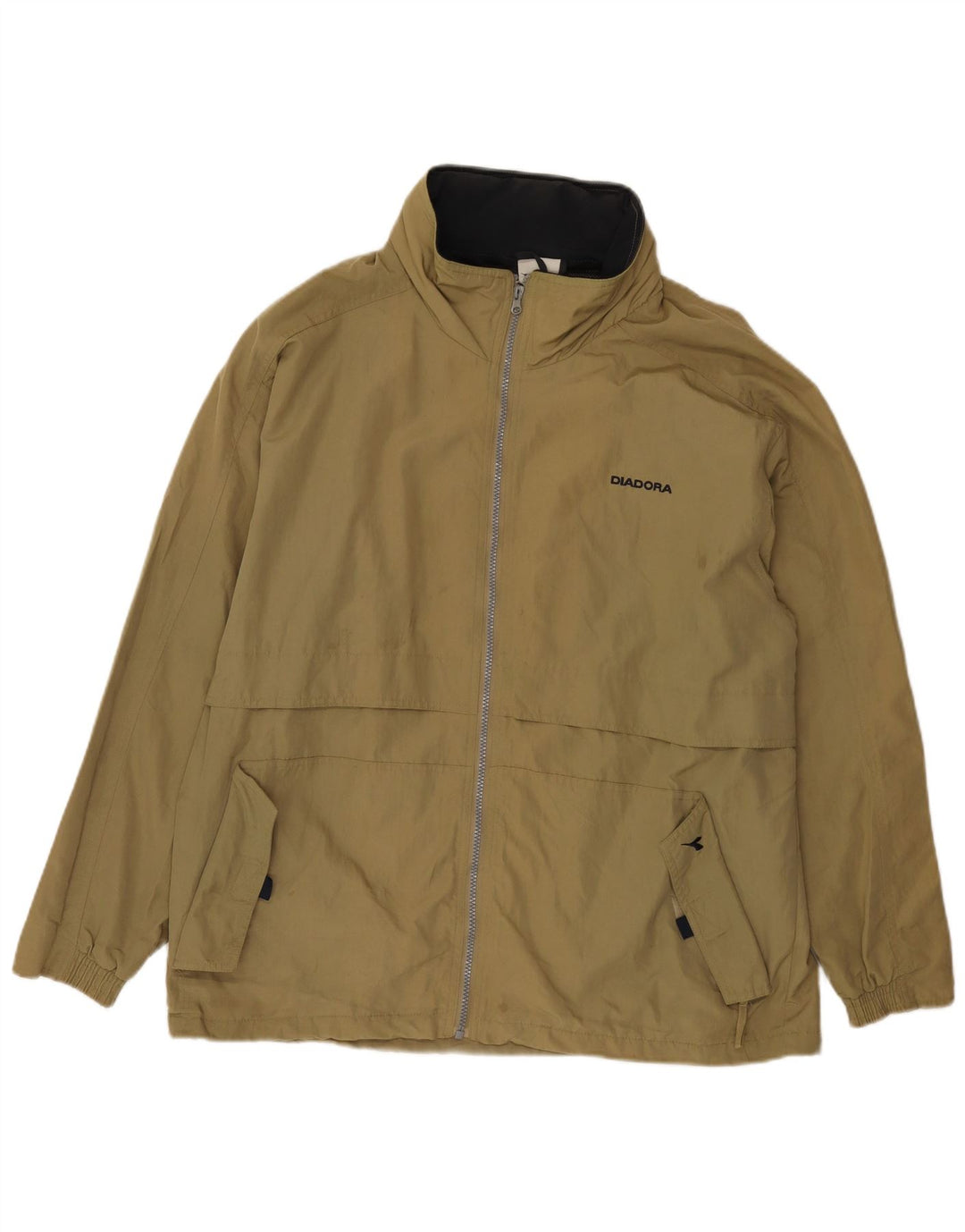Męska kurtka przeciwdeszczowa Diadora UK 38, średni khaki, poliamid