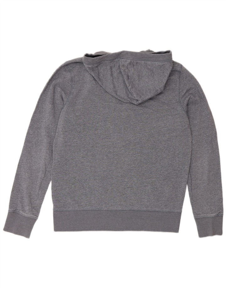 Męski sweter z kapturem i zamkiem Jack & Jones, średnioszary, nakrapiany poliester