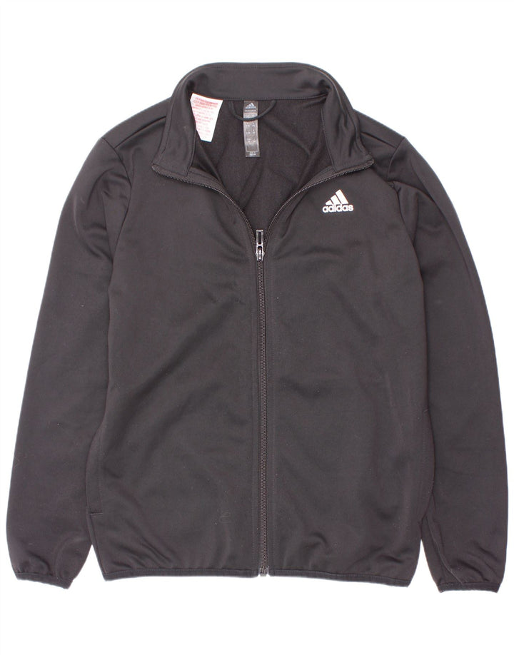 Chłopięca bluza dresowa Adidas z grafiką, 9-10 lat, czarny poliester