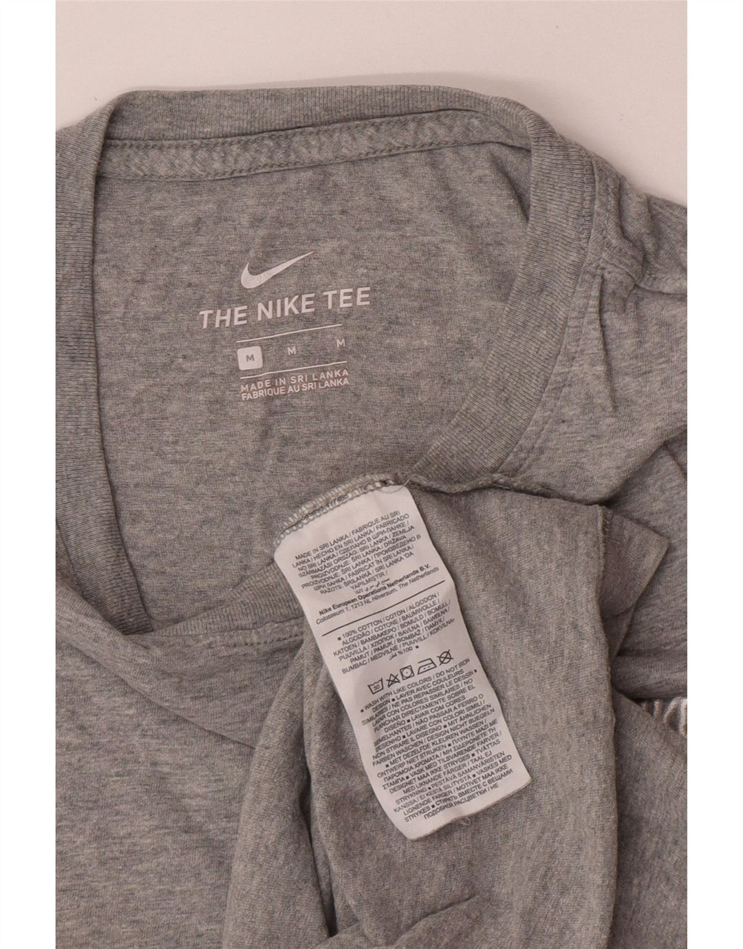 T-shirt męski Nike, średnioszary, bawełniany