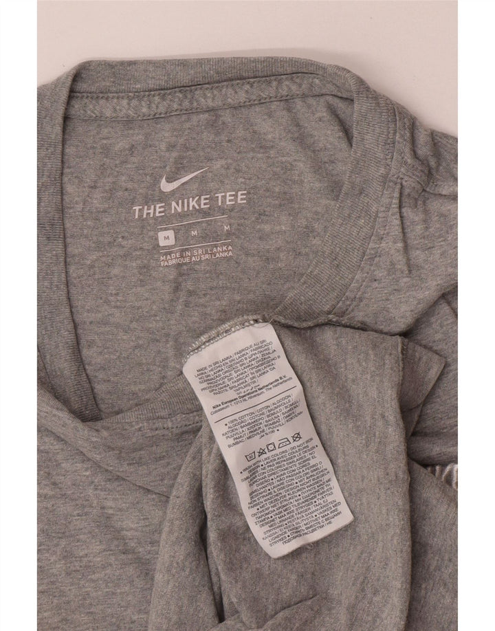 T-shirt męski Nike, średnioszary, bawełniany