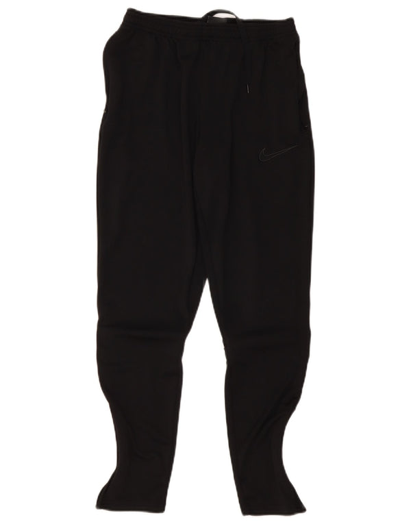 Damskie spodnie dresowe Nike UK 8, małe, czarne, poliestrowe