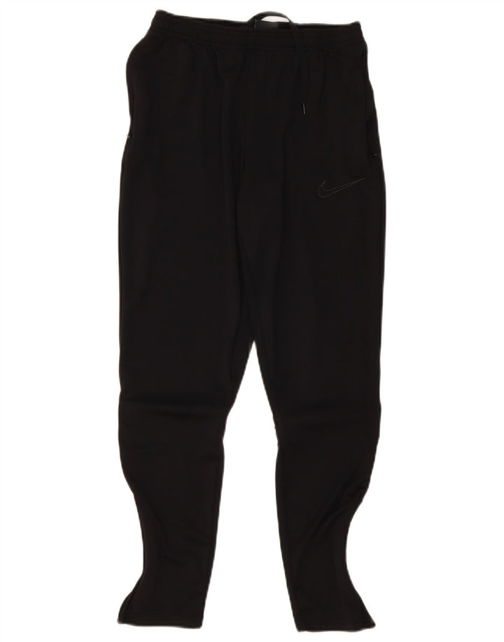 Damskie spodnie dresowe Nike UK 8, małe, czarne, poliestrowe