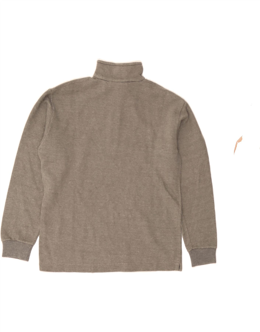 ASICS Boys Zip Neck Sweatshirt Jumper 12-13 Years Grey Cotton Vintage Asics and Second-Hand Asics from Messina Hembry 
