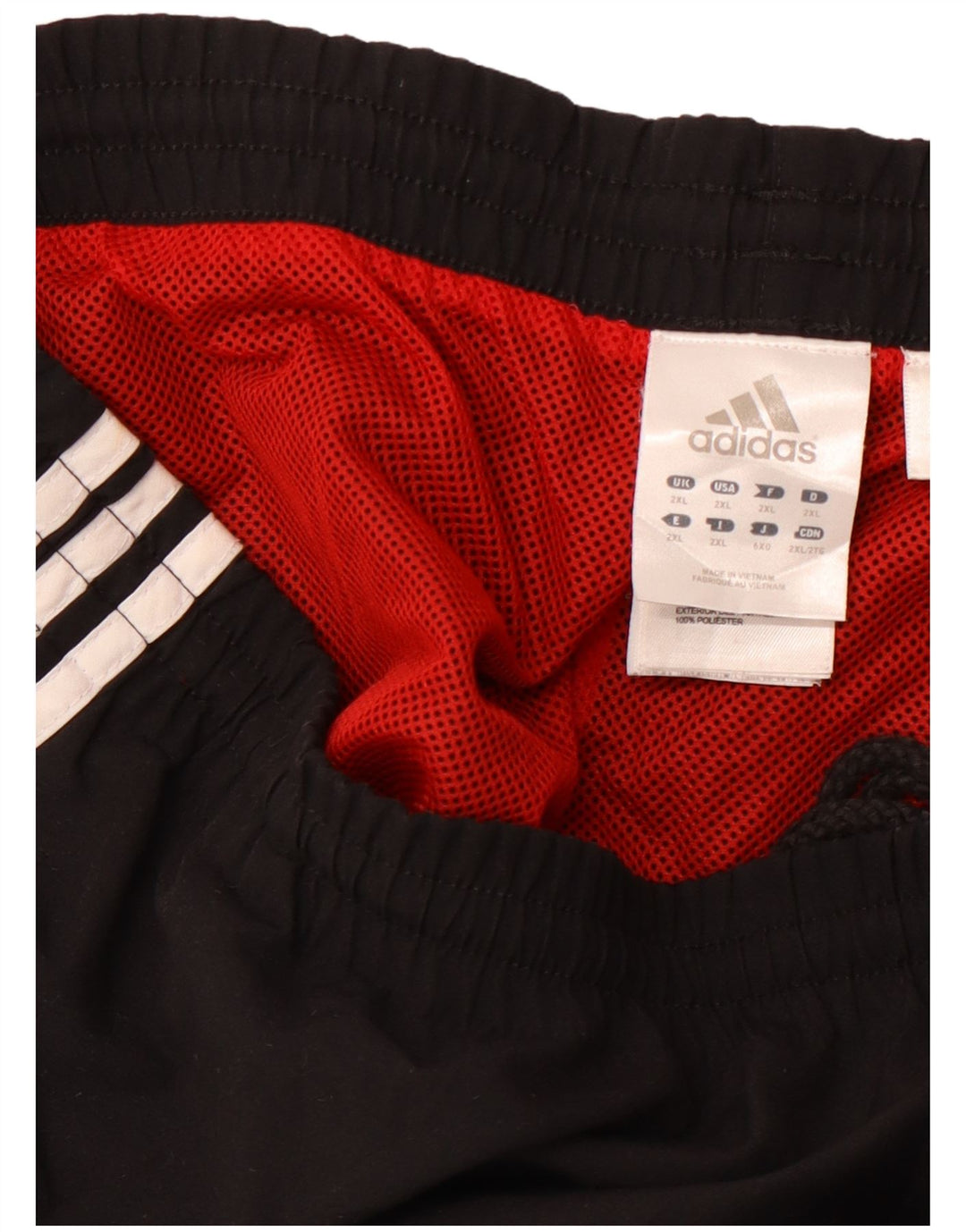 Męskie spodnie dresowe ADIDAS 2XL, czarny poliester