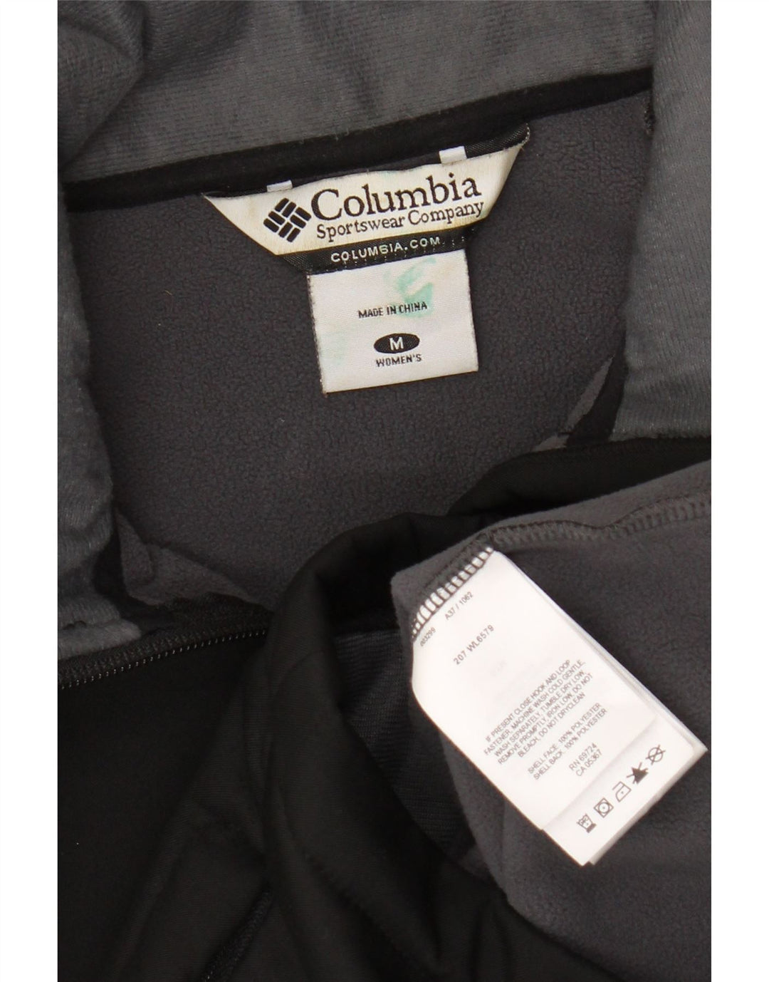 Damska kurtka dresowa Columbia UK 14, średni czarny poliester