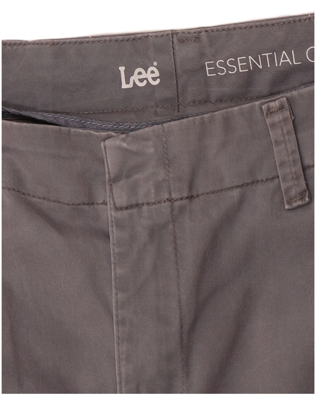 Spodnie damskie LEE Straight Chino W34 L29 Szare