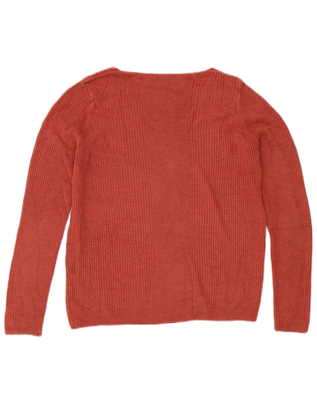 Marks & Spencer Damski sweter z dekoltem w kształcie litery V, UK 12, średni brąz, akryl