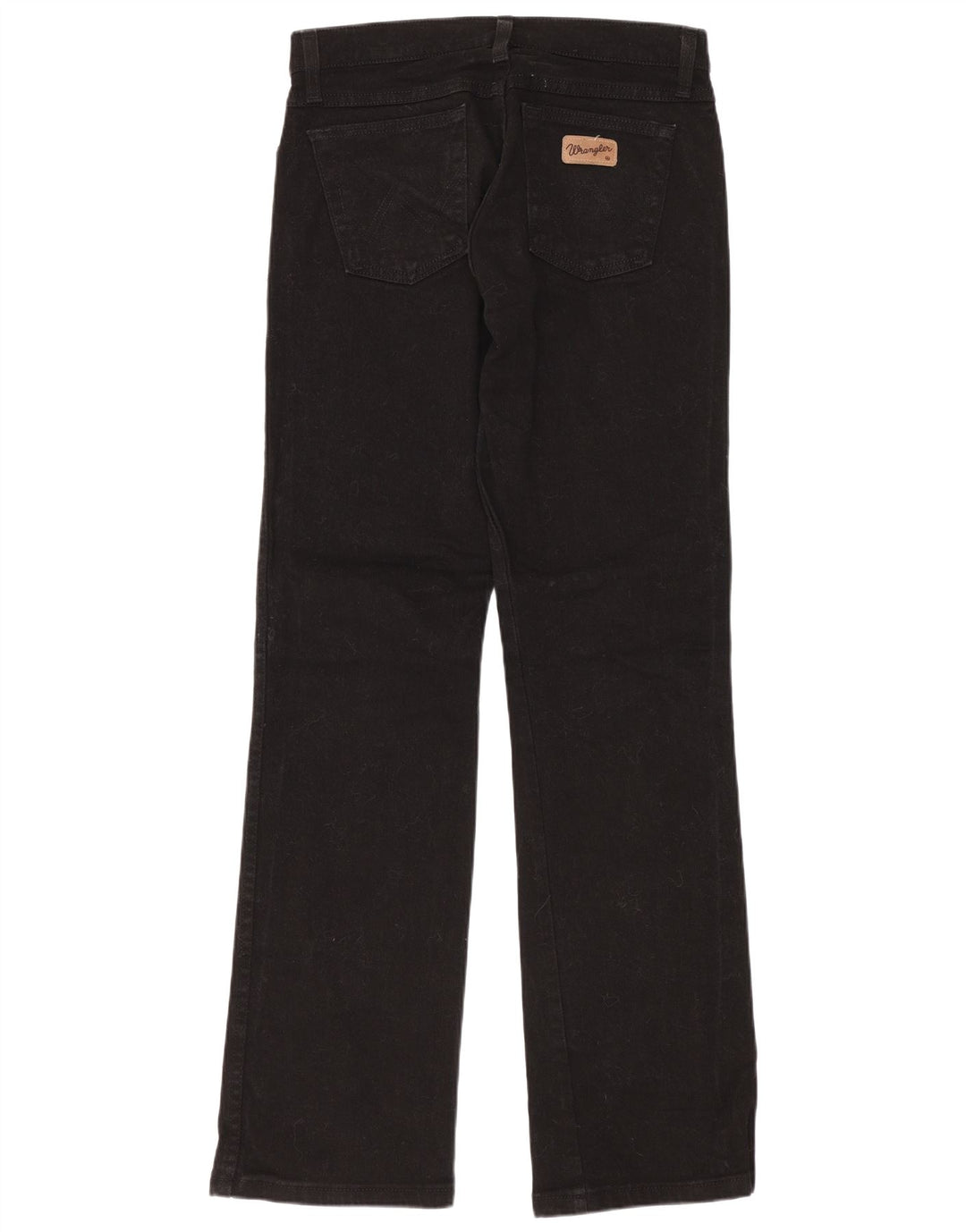 Damskie jeansy Wrangler Hipster Bootcut US 10 Medium W28 L32 Czarna bawełna