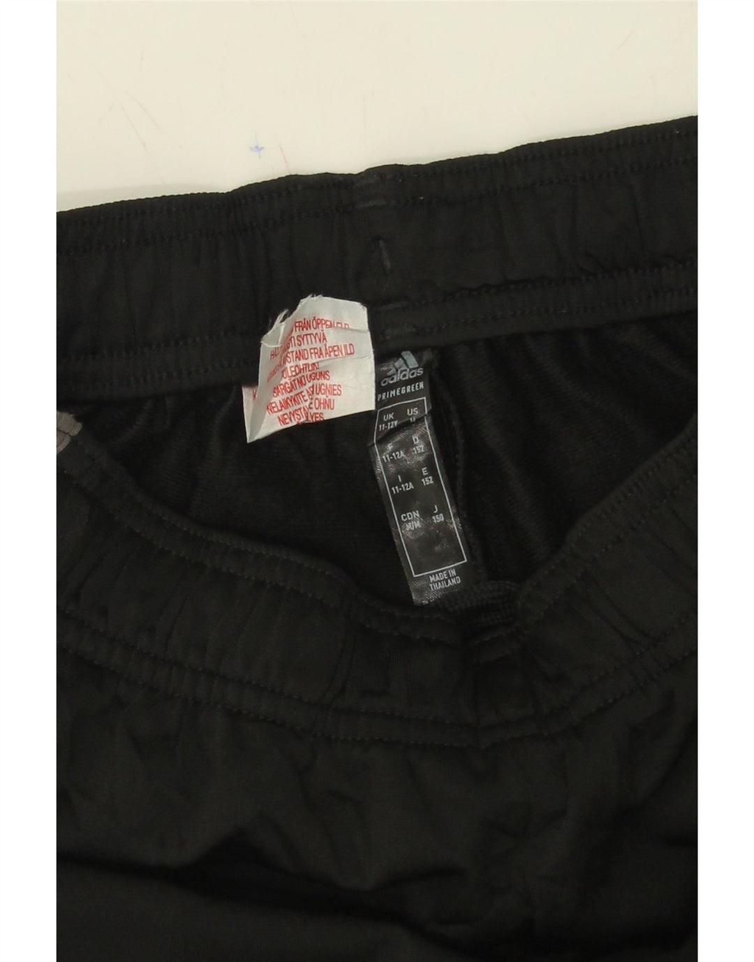 ADIDAS Boys Tracksuit Trousers Joggers 11-12 Years  Black Polyester Vintage Adidas and Second-Hand Adidas from Messina Hembry 