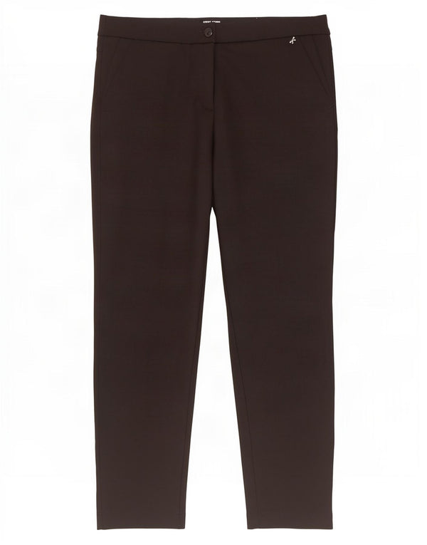 Damskie spodnie chino Gerry Weber UK 16 Large W34 L29 Czarna bawełna