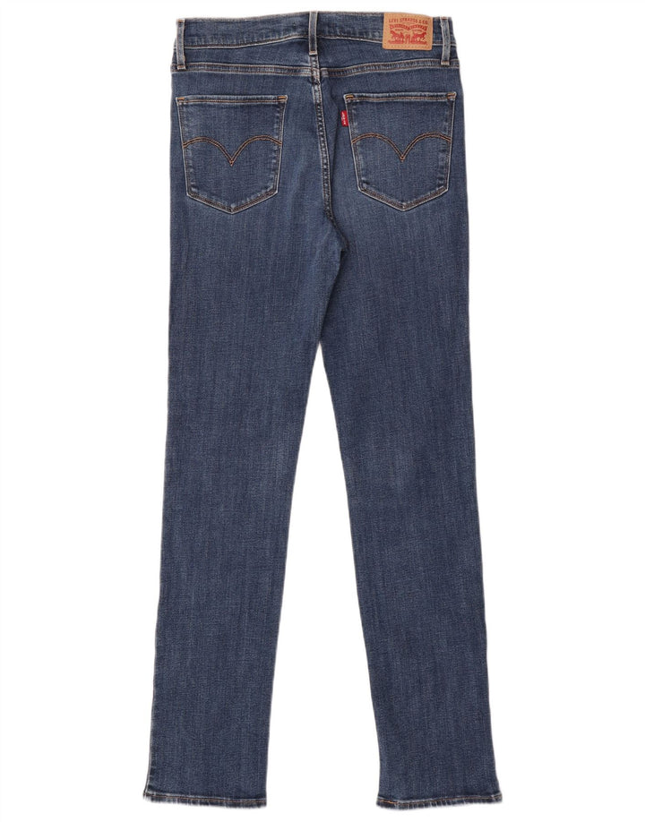 Damskie dżinsy Levi's 724 z wysokim stanem W29 L32 Niebieska bawełna