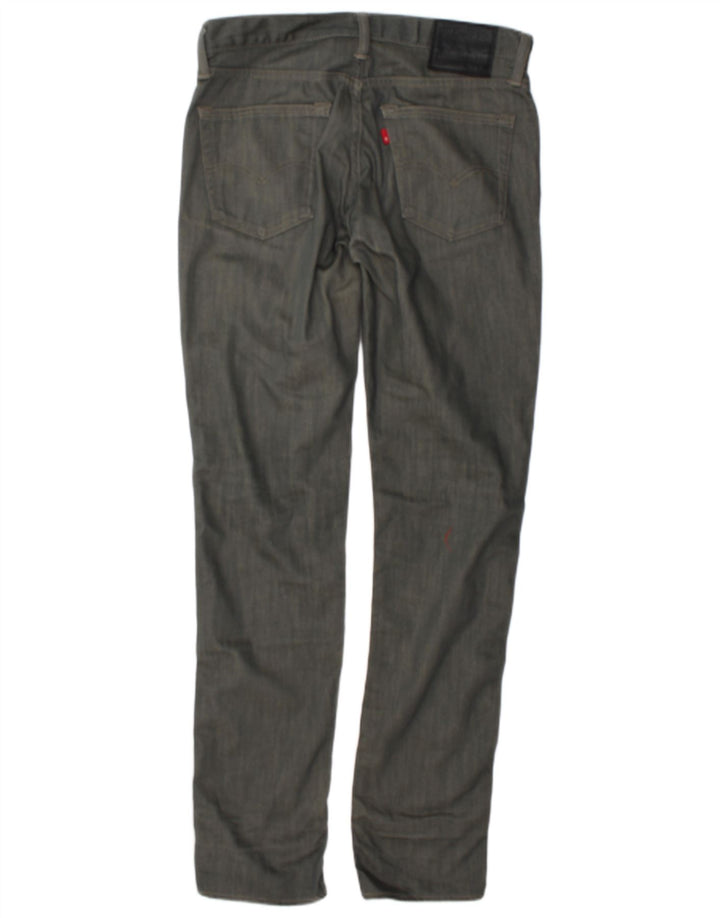Męskie jeansy Levi's 511 Slim W33 L34 Szara bawełna
