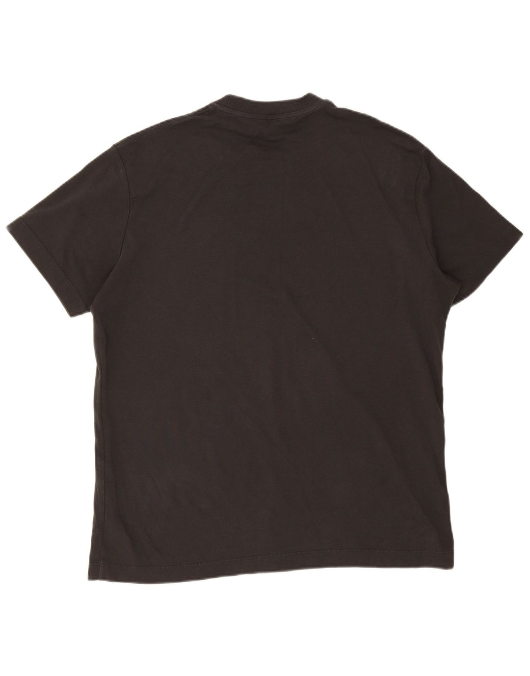 T-shirt męski Massimo Dutti, duży, szary, bawełniany