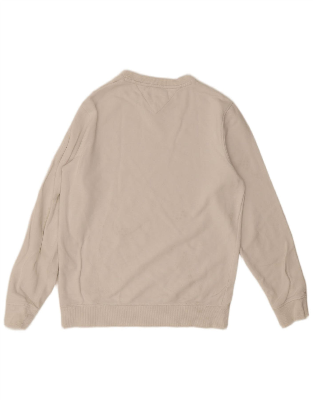 Męska bluza dresowa Tommy Hilfiger o regularnym kroju, średnia biała bawełna