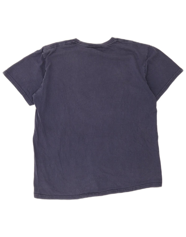 T-shirt męski Nike, średni, granatowy, bawełniany