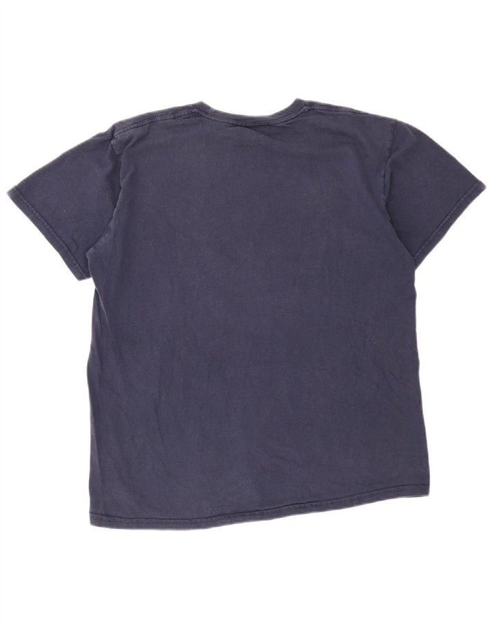 T-shirt męski Nike, średni, granatowy, bawełniany