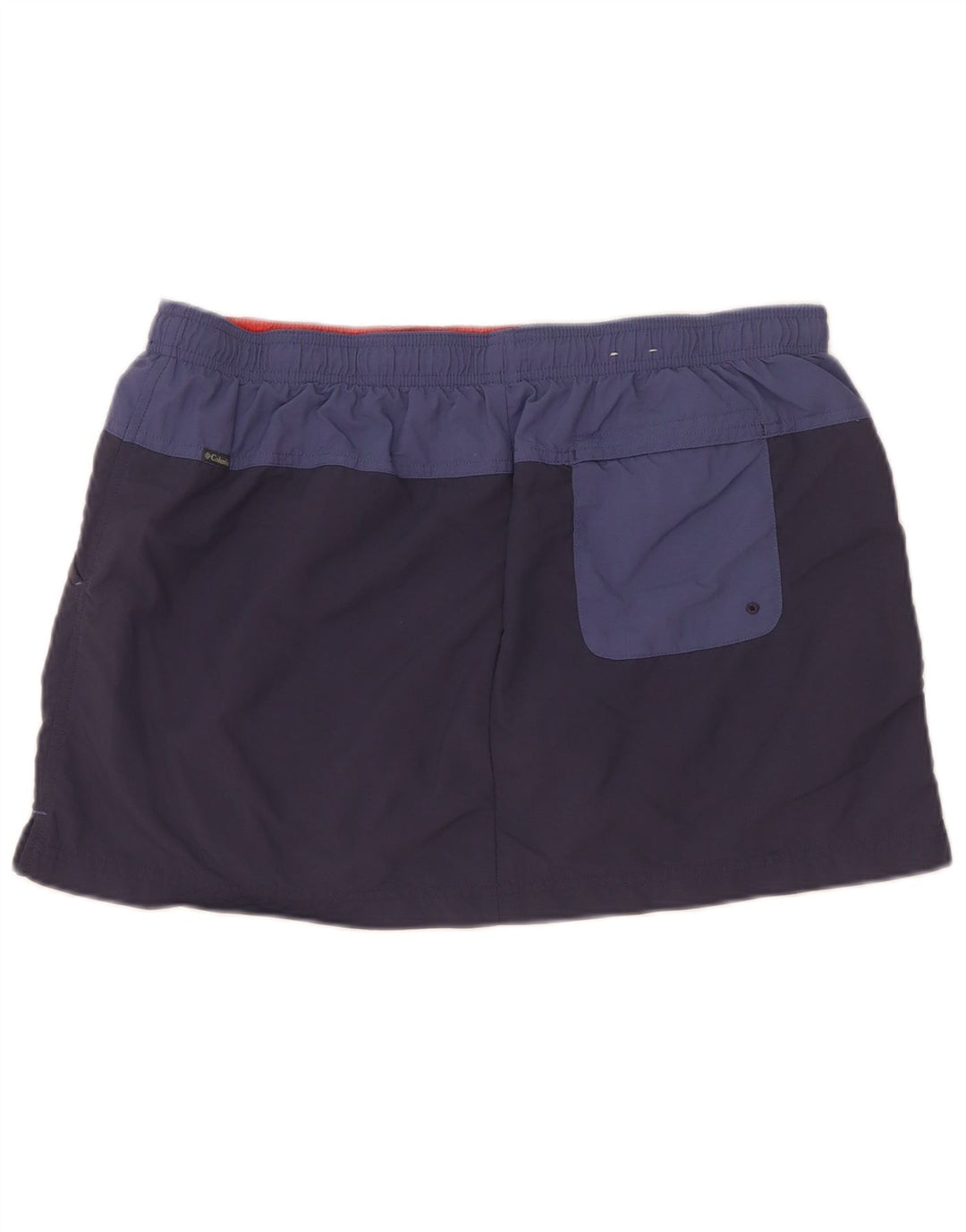 Skort damski Columbia UK 14, duży granatowy nylon z blokami kolorów