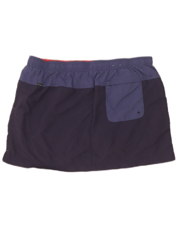 Skort damski Columbia UK 14, duży granatowy nylon z blokami kolorów