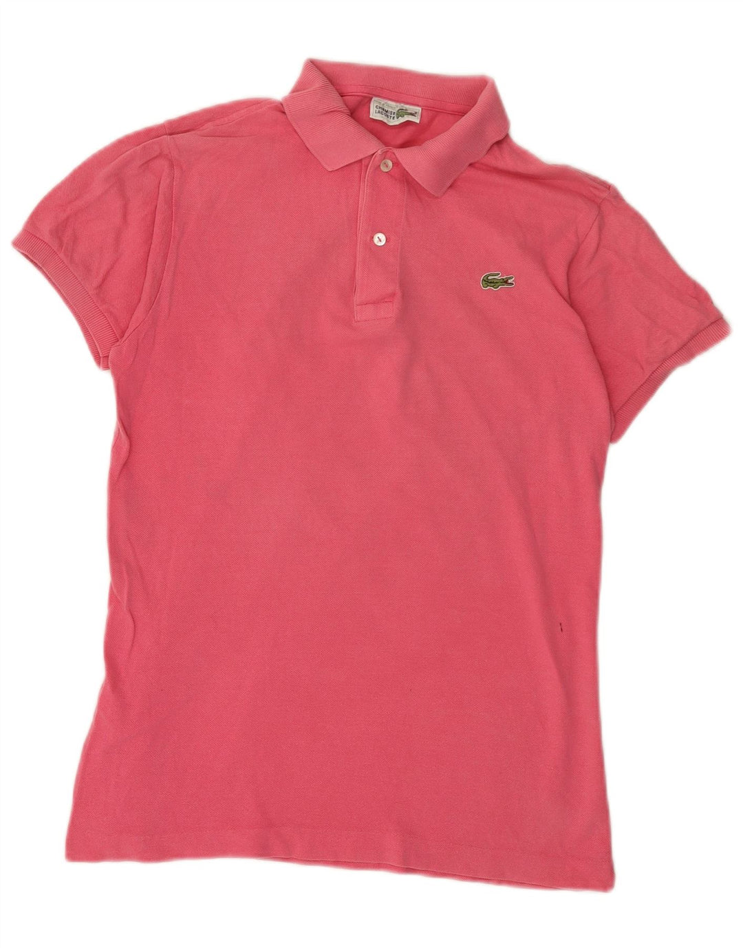 Męska koszulka polo Lacoste, rozmiar 3, mała, różowa, bawełniana