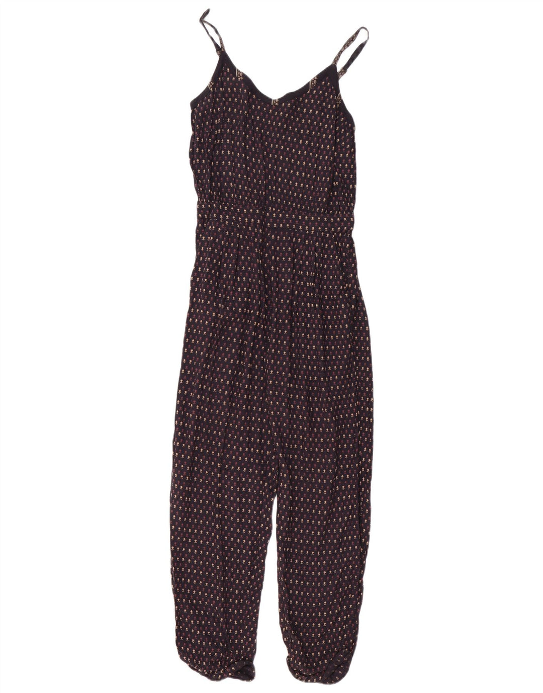 Kombinezon damski FAT FACE UK 6 XS Granatowa wiskoza w kwiaty