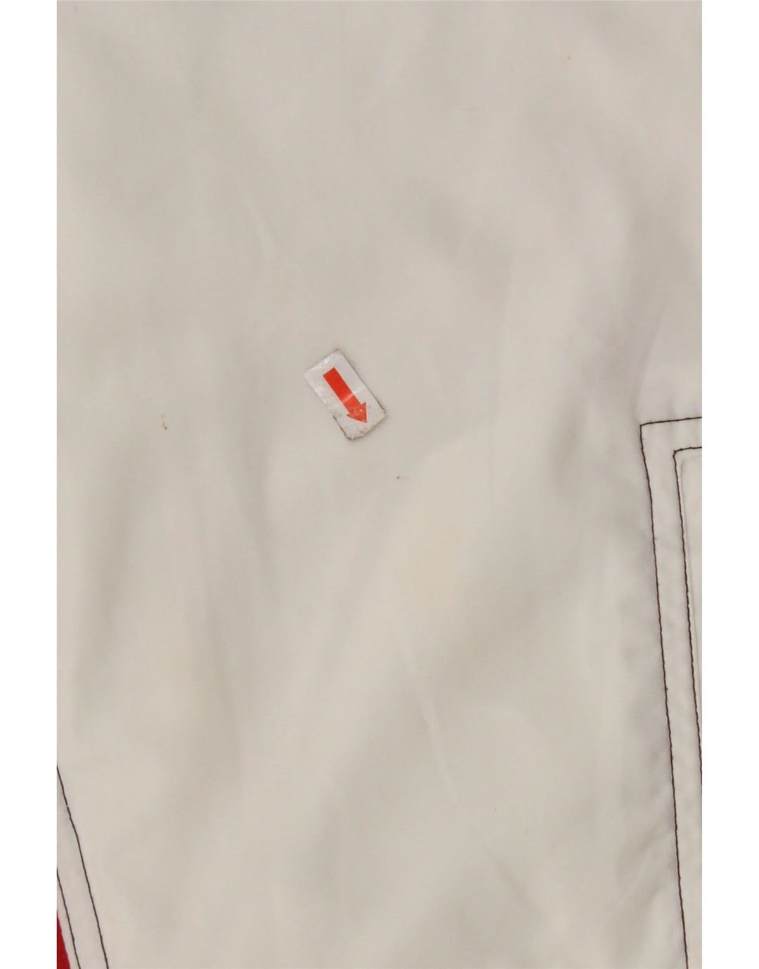 Męska kurtka dresowa LOTTO UK 36/38 Mały biały poliester w blokach kolorów