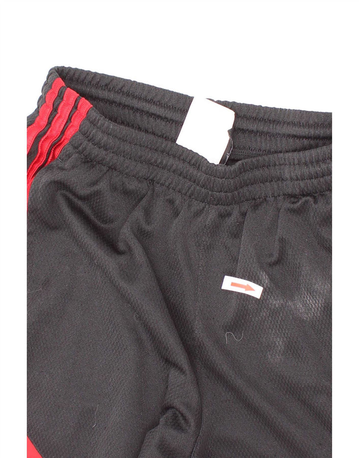 Chłopięce spodenki sportowe Adidas 11-12 lat Czarny poliester z blokami kolorów