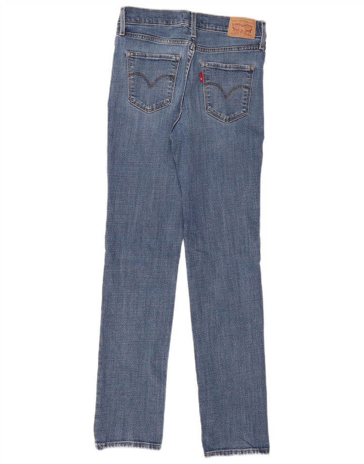 Damskie jeansy Levi's 312 Shaping W27 L30 Niebieska bawełna