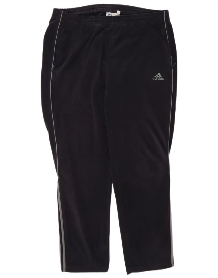 Męskie spodnie dresowe Adidas UK 48/50 XL Szary poliester