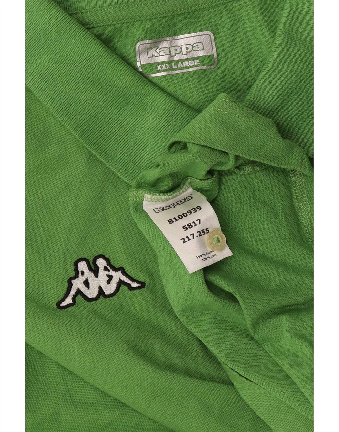 Męska koszulka polo KAPPA 3XL, zielona bawełna