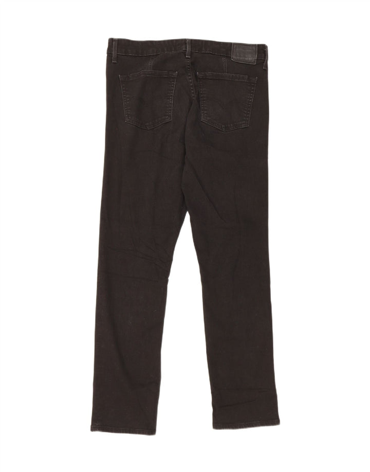 Damskie jeansy Levi's 712 Slim W30 L30 Czarna bawełna