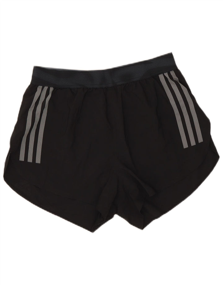Damskie spodenki sportowe Adidas Climalite UK 8, małe, czarne, poliestrowe