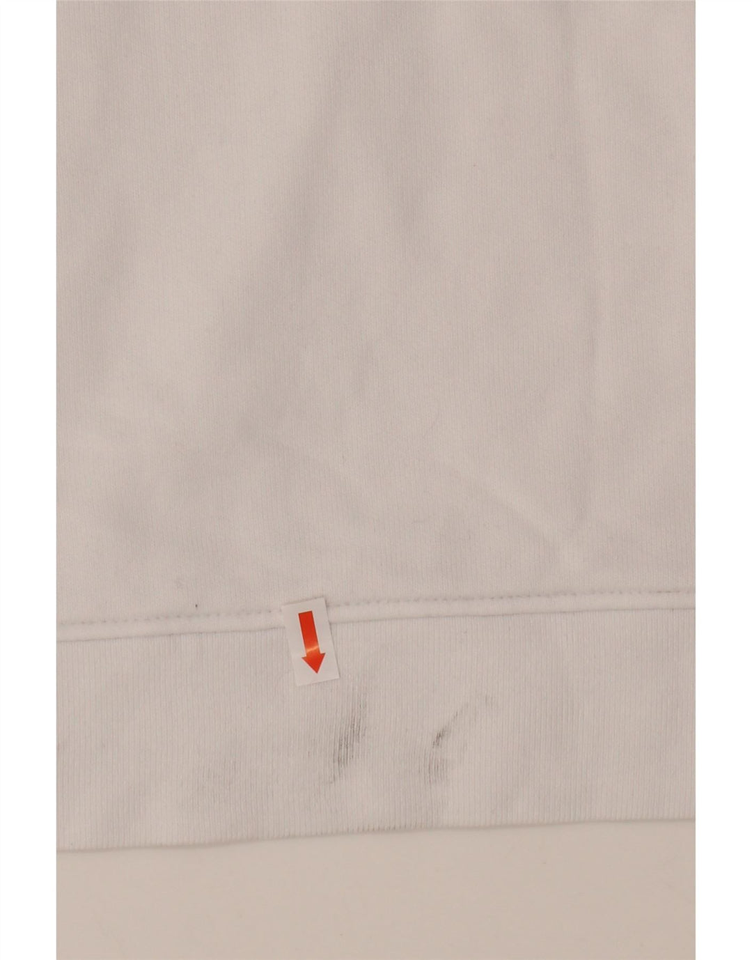 Damski sweter oversize z grafiką LEVI'S UK 16, duży, biały, bawełniany