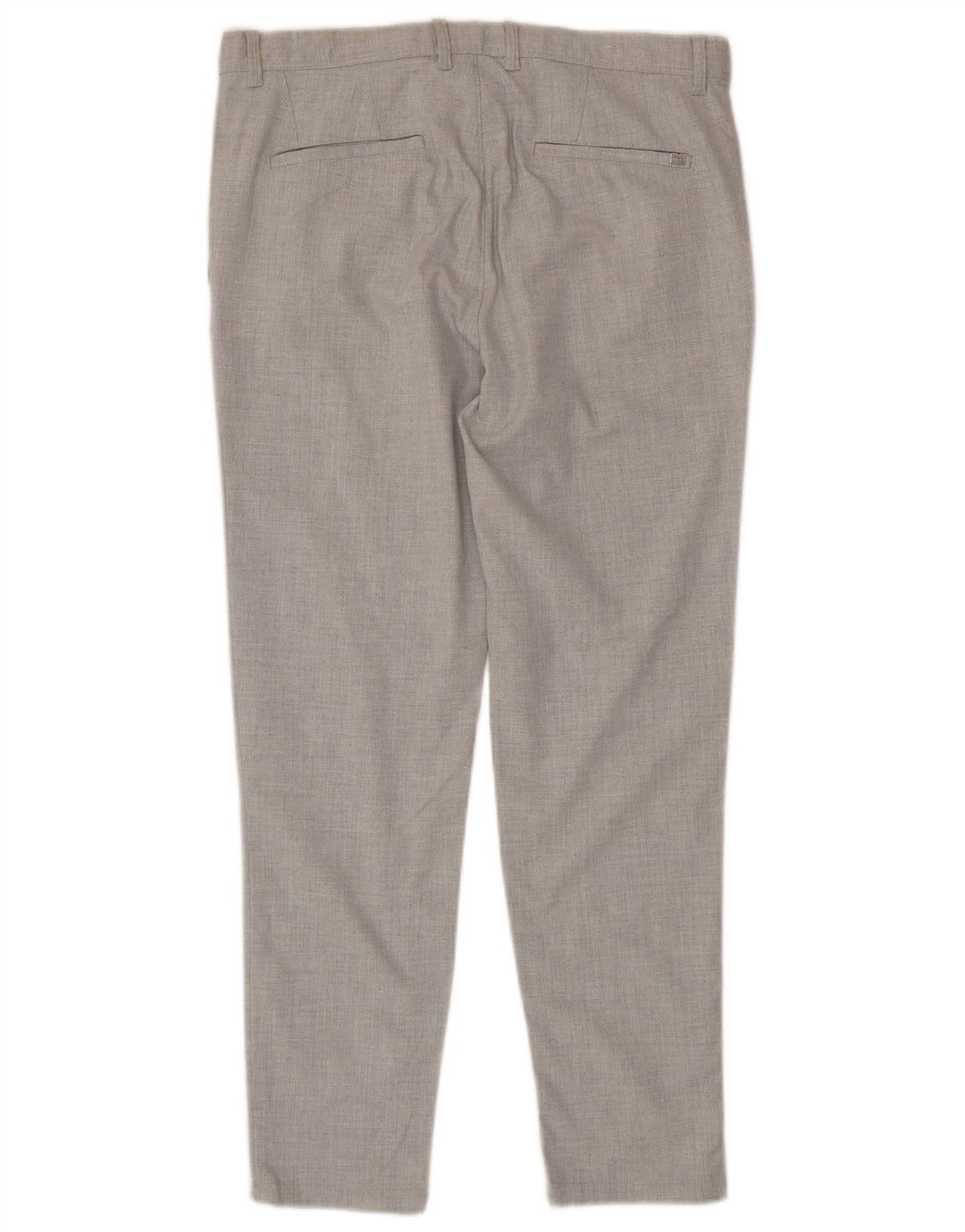 Męskie spodnie chino o dopasowanym kroju Zara EU 40 Medium W31 L29 Szary poliester
