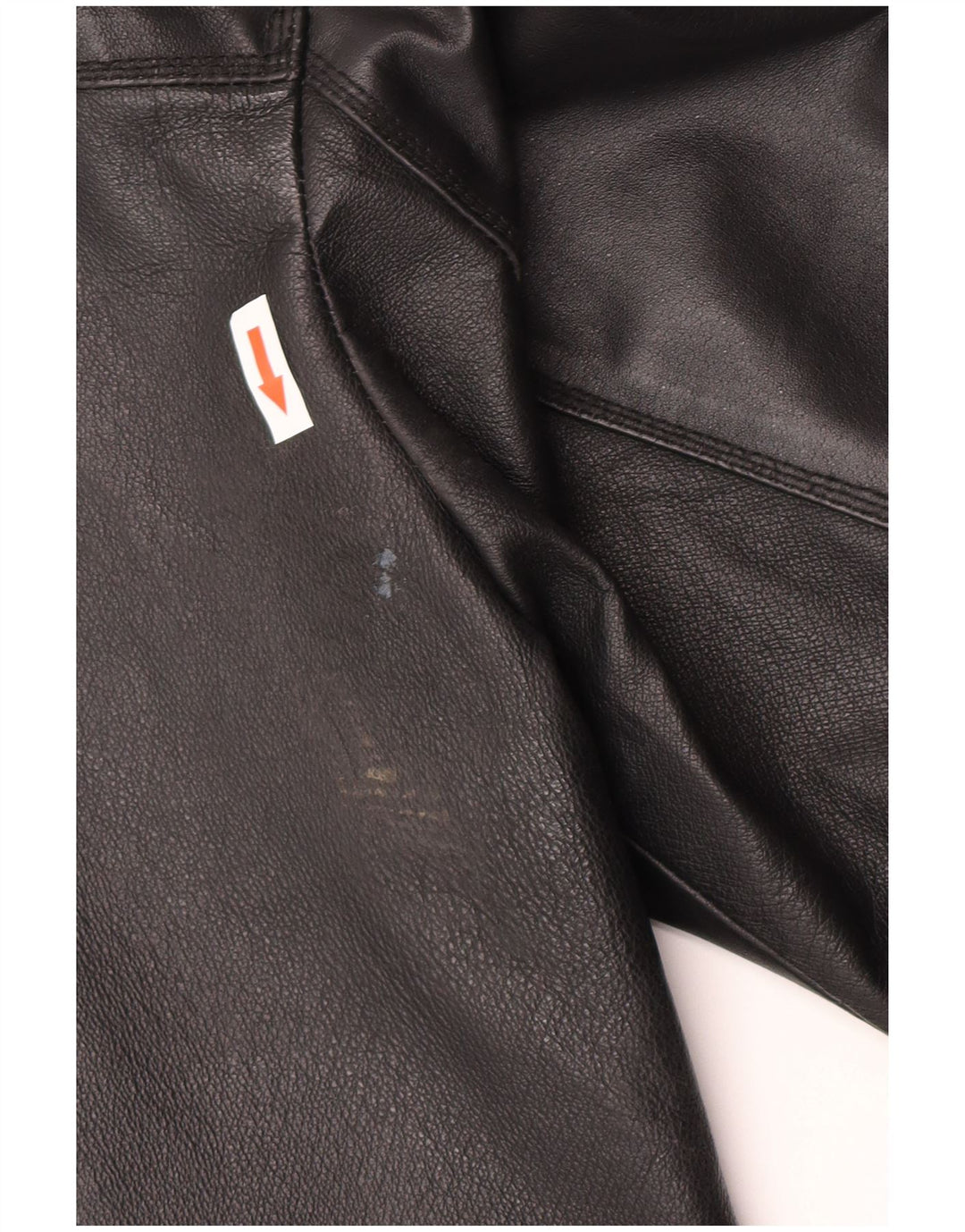 Vintage męska kurtka skórzana IT 52 XL czarna skóra