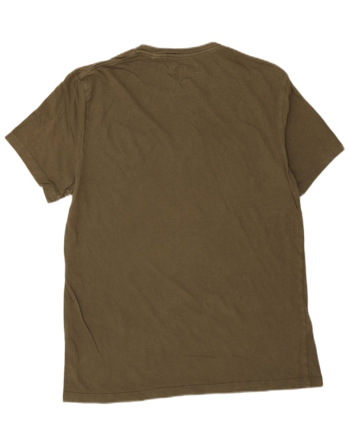 Męska koszulka z grafiką Jack Wills, średnia, bawełniana khaki